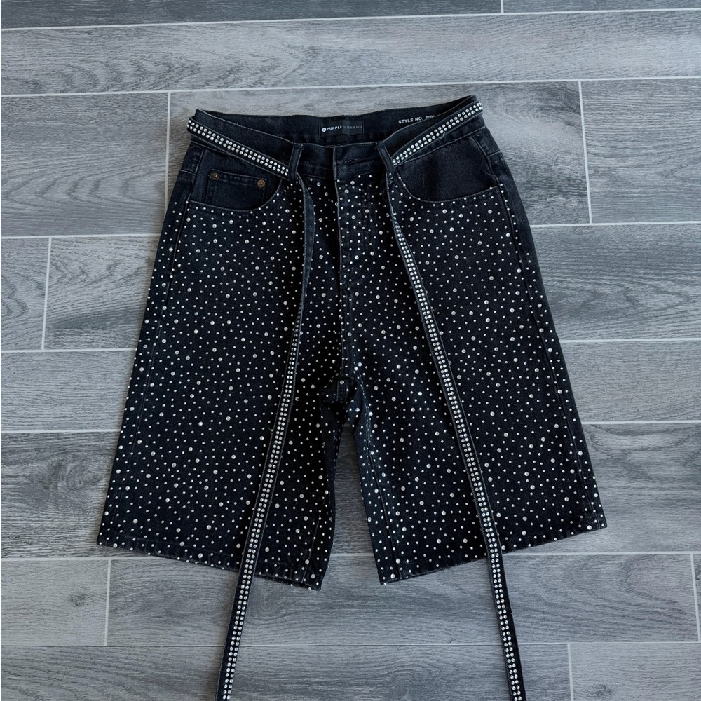 Stylish Black Cargo Shorts
